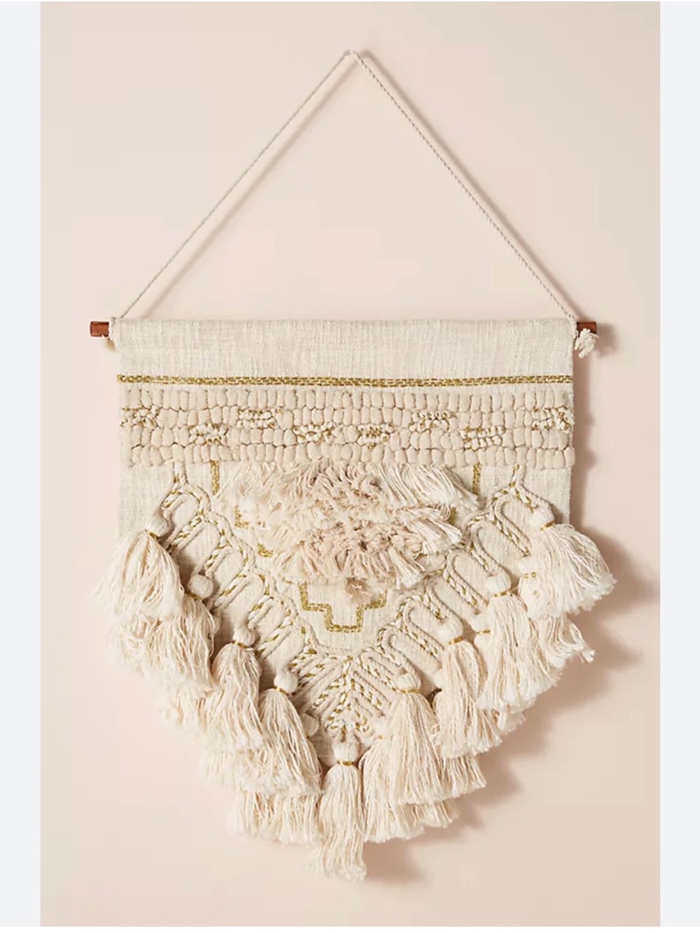 Great condition Anthropologie Helene Wall Hanging

19.5” H
19” W